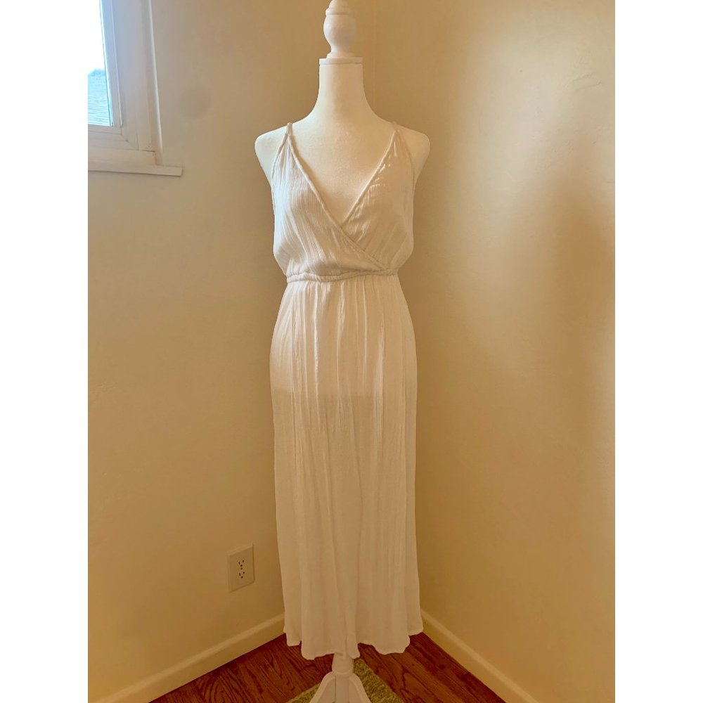 Billabong White Beach Coverup Dress Size M